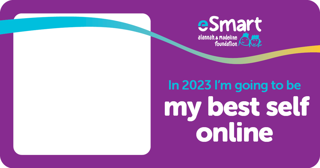 National e Smart Week 2023 Social Shareable Facebook Frame