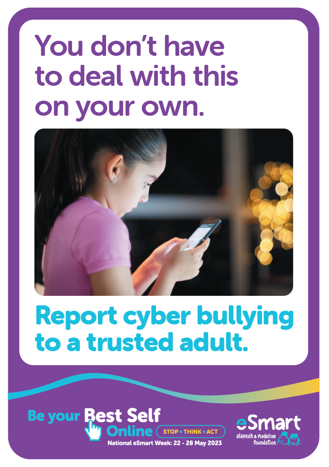Report cyber bullying